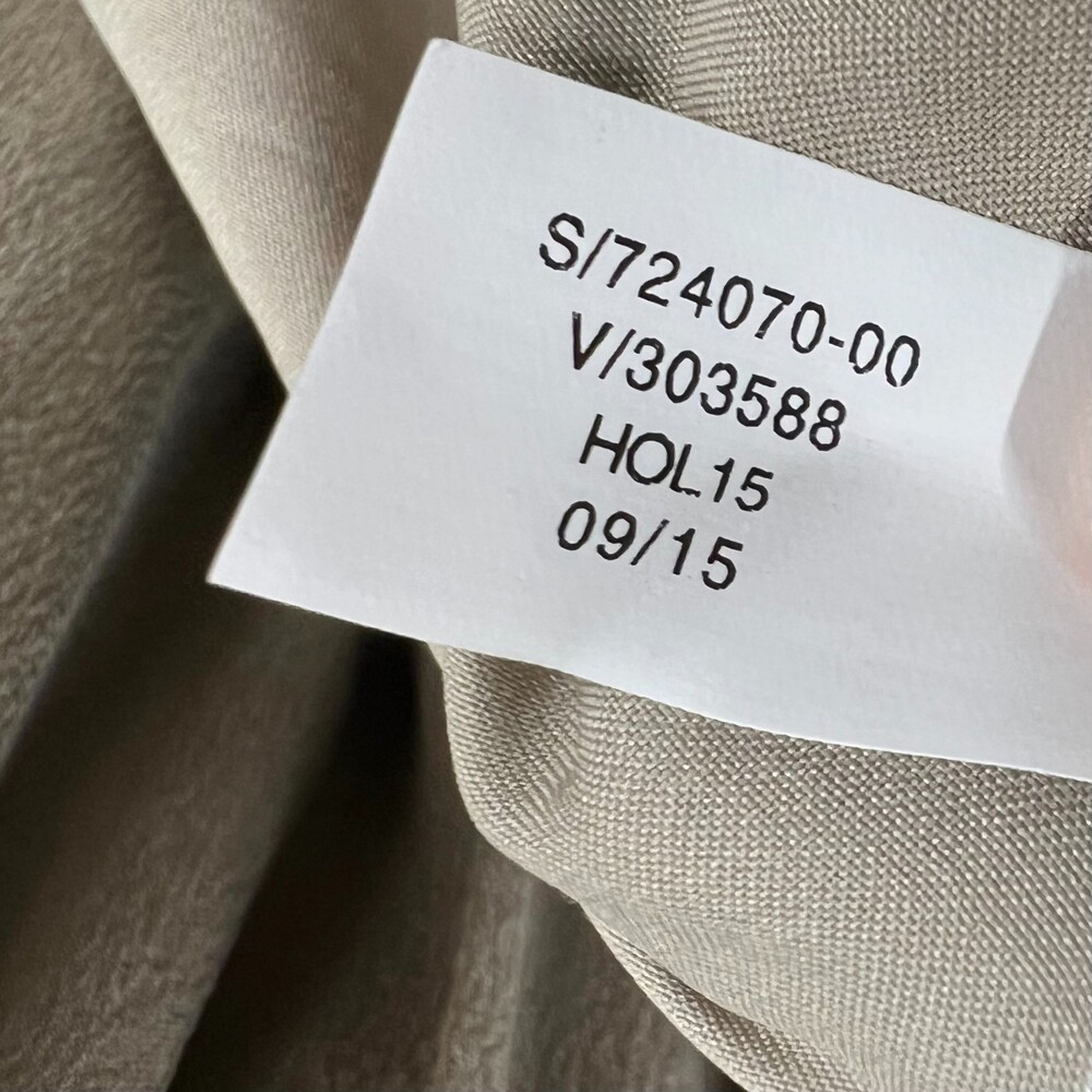 Banana Republic dress sz 4 silk slip dress tank v neck taupe womens NEW - Picture 6 of 10